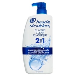 Head & Shoulders H&S Classic Clean 2-in-1 Shampoo + Conditioner 835 ml, $1.91/100ml