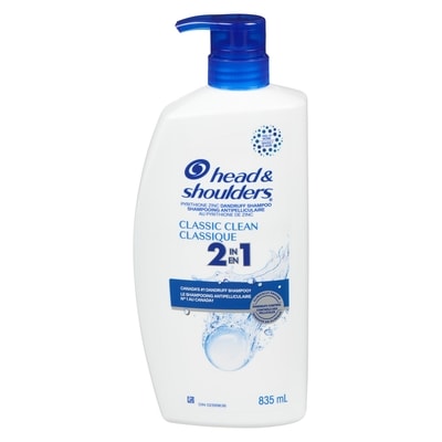 Head & Shoulders Classic Clean 2-in-1 Shampoo + Conditioner 835 ml, $1.74/100ml