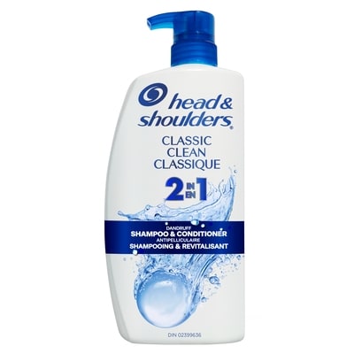 Head & Shoulders Shampooing et revitalisant 2 en 1 Classique 835 ml, 1,86 $/100ml