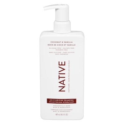 Native Moisturizing Shampoo, Coconut and Vanilla  488 ml, $2.25/100ml