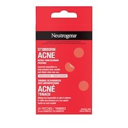 Neutrogena Stubborn Acne Blemish Patches, Hydrocolloid Spot Treatment, Pimple Care Patch, Hypoallergenic 24 ea, $0.60/1ea
