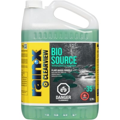 Rain-X Bio Source Windshield Washer Fluid, -35°C 1 ea, $7.99/1ea