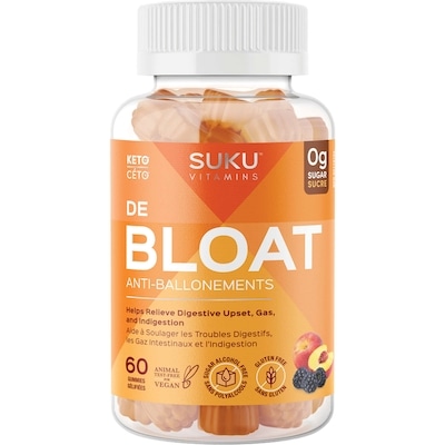 SUKU De Bloat Gummies 60 ea, $0.42/1ea