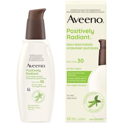 Aveeno Hydratant quotidien Positively Radiant FPS 30 68 ml, 38,81 $/100ml