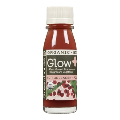 Glow Organic Wellness Shot with Pomegranate and Hibiscus