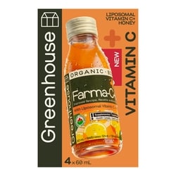 Greenhouse Farma-C+ Organic Vitamin C Wellness Shots, 1000 mg, 4 Pack 4x60.0 ml, $5.42/100ml