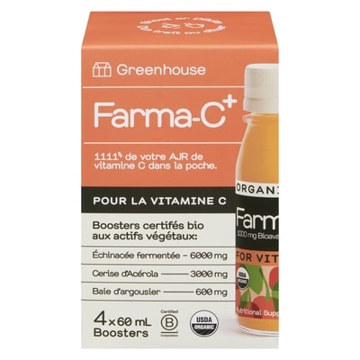 Greenhouse Booster biologique farma-c+ 4x60.0 ml, 5,83 $/100ml
