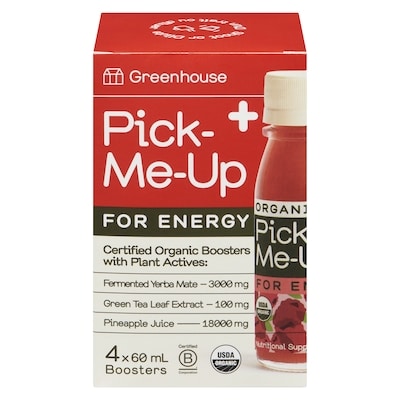 Greenhouse Pick-Me-Up For Energy Multipack 4x60.0 ml, $5.83/100ml