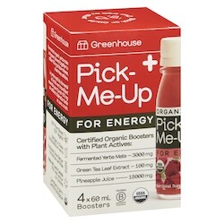Greenhouse Pick-Me-Up For Energy Multipack - 4x60.0 ml | Zehrs