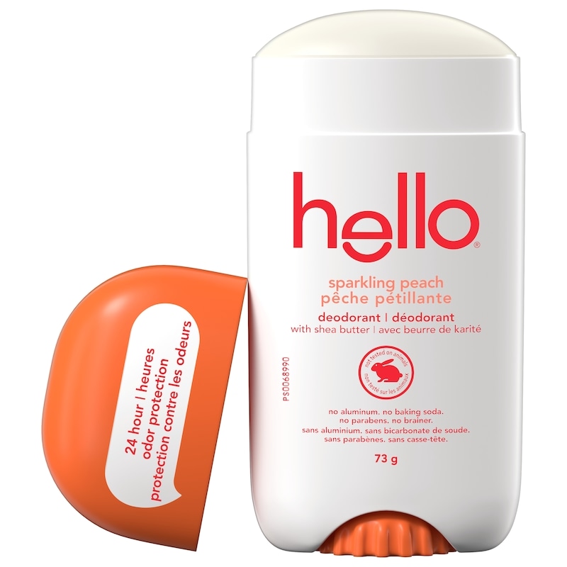 Peach Sparkle Aluminum Free Deodorant for Women