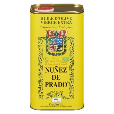 Nunez de Prado Huile d'olive vierge extra 1 l, 4,80 $/100ml