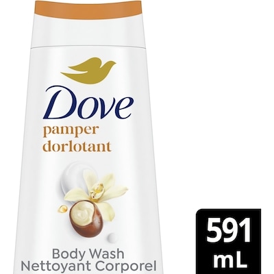 Dove Body Wash Pamper Shea Butter & Vanilla Skin Cleanser 591 ml, $1.69/100ml