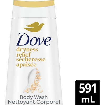 Dove Nettoyant Corporel Avoine et Lait de Riz  591 ml, 1,52 $/100ml