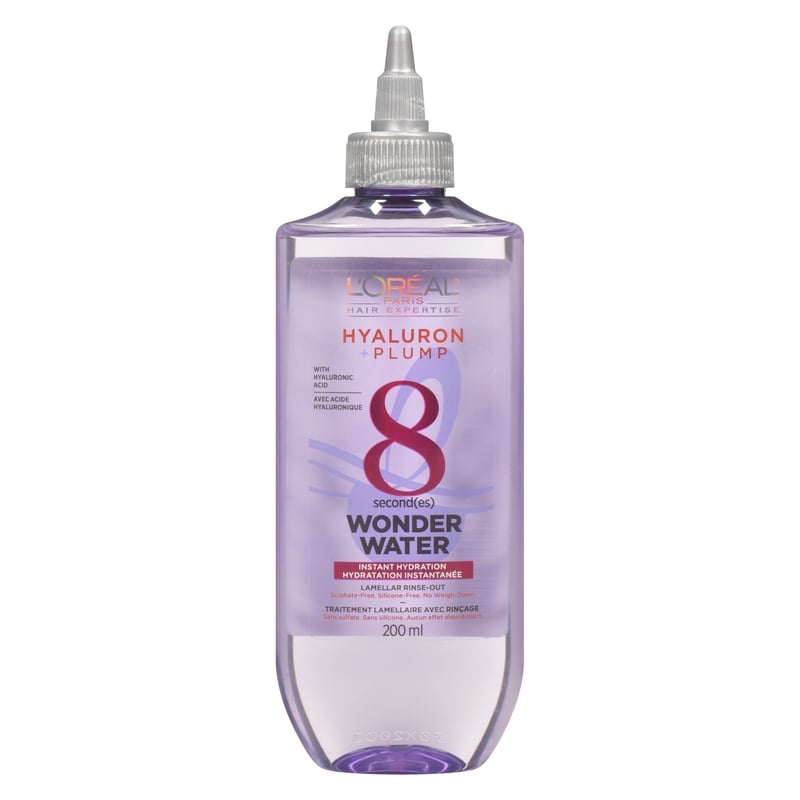 8-Second Wonder Water, Lamellar Water Rinse-Out With Hyaluronic Acid, Silicone Free