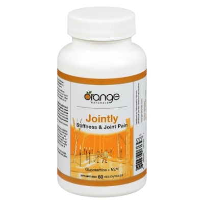 Orange Naturals Jointly Stiffness & Joint Pain Glucosamine + Nem 60 ea, $0.72/1ea