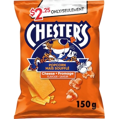 Chester's Popcorn Cheese Flavour Popcorn 150 g, $1.50/100g