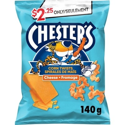 Chester's Corn Twists Cheese 140 g, $1.61/100g