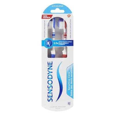 Sensodyne Sensitive Care Toothbrush, Soft Bristle, 2 Pack 2 ea, $6.00/1ea