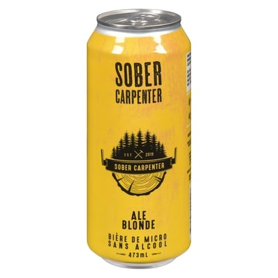 Sober Carpenter Bière de micro sans alcool ale blonde 473 ml, 0,80 $/100ml