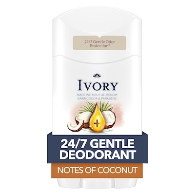 Ivory Gentle Deodorant with Hint of Coconut Scent 68 g, $11.75/100g