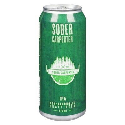 Sober Carpenter Non-Alcoholic Craft Beer Ipa 473 ml, $0.63/100ml