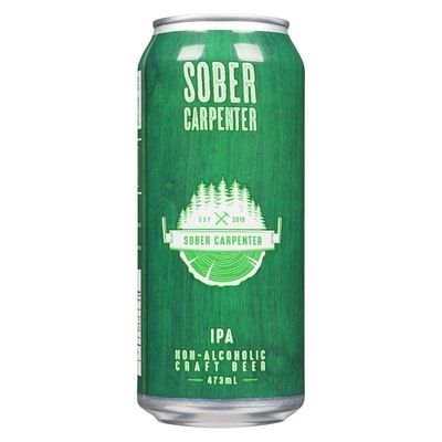 Sober Carpenter Non-Alcoholic Craft Beer Ipa 473 ml, $0.74/100ml