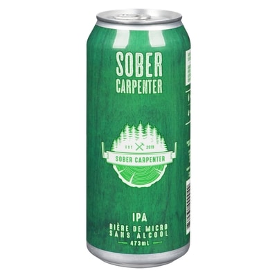 Sober Carpenter Bière de micro sans alcool ipa 473 ml, 0,63 $/100ml