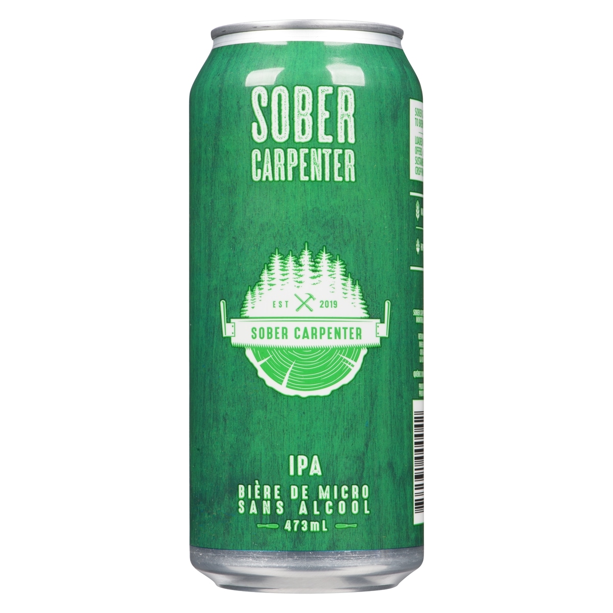 Sober Carpenter Bière de micro sans alcool ipa 473 ml, 0,74 $/100ml