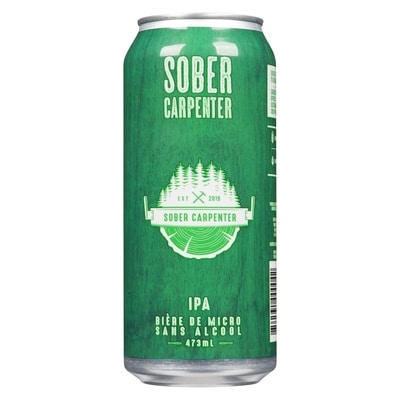 Sober Carpenter Bière de micro sans alcool ipa 473 ml, 0,74 $/100ml