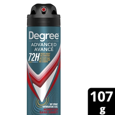 Degree Antiperspirant Deodorant Spray 72H Protection with MotionSense 107 g, $5.61/100g