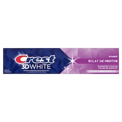 Crest Dentifrice blanchissant 3D White Avancé, Éclat de menthe 135 ml, 4,44 $/100ml