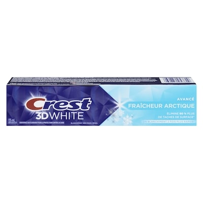 Crest Dentifrice 3D White, arctic fresh 135 ml, 7,40 $/100ml
