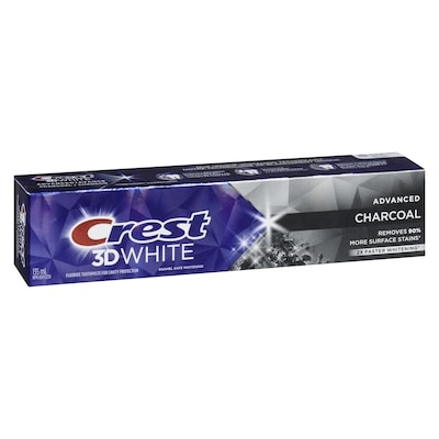 3D White Toothpaste, Charcoal