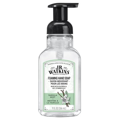 J.R. Watkins Foaming Hand Soap, Vanilla Mint 266 ml, $2.06/100ml