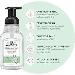J.R. Watkins Foaming Hand Soap, Vanilla Mint - 266 ml | Fortinos