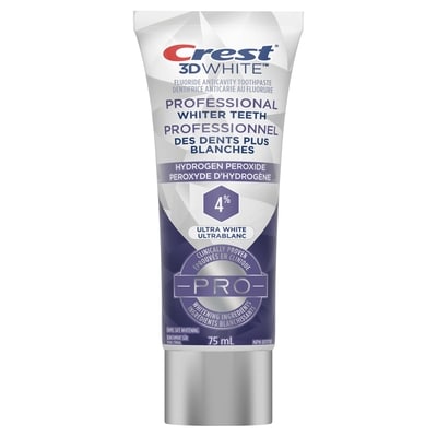 Crest 3D White Professional Teeth Whitener, 4% Hydrogen Peroxide 75 ml, $13.32/100ml