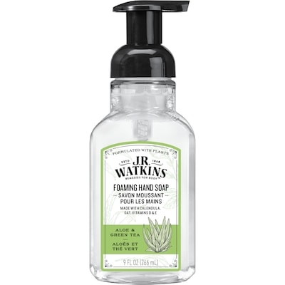J.R. Watkins Savon moussant pour les mains, aloès et thé vert 266 ml, 2,06 $/100ml