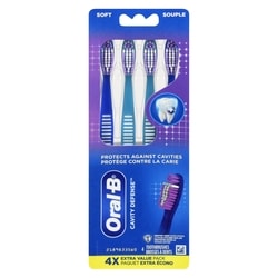 Cavity Defense Toothbrush Soft 4-Pack