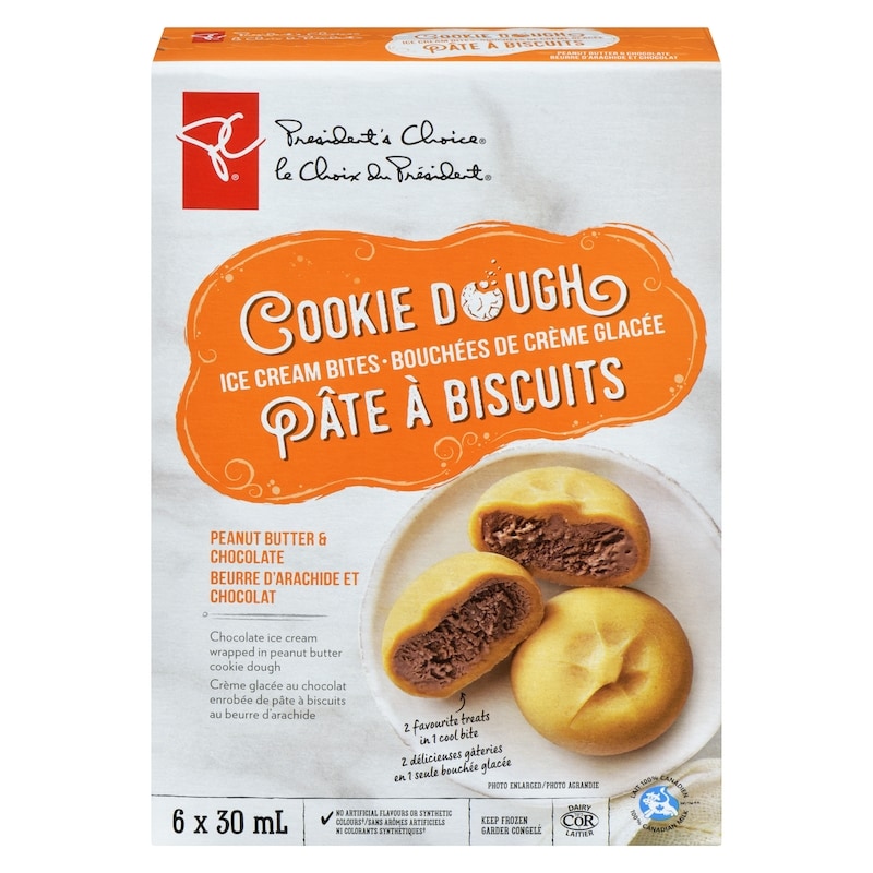 President's Choice Peanut Butter & Chocolate Cookie Dough Ice