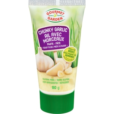 Gourmet Garden Pâte ail 80 g, 7,50 $/100g