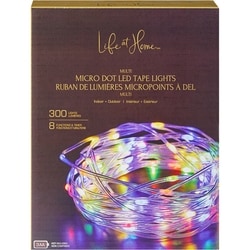 Life at Home Micro Dot LED Tape Lights 300 Count - Multicolour  1 ea, $29.00/1ea