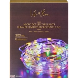Life at Home Ruban de 300 lumières micropoints à DEL – multicolore  1 ea, 29,00 $/1ch
