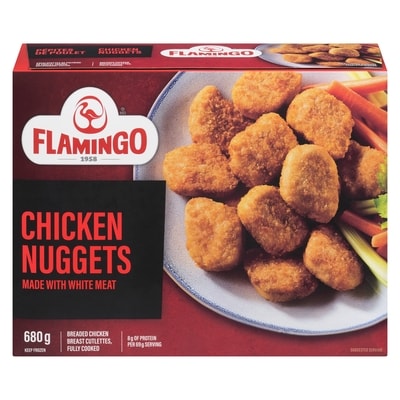 Flamingo Breaded Chicken Breast Nuggets 680 g, $2.06/100g