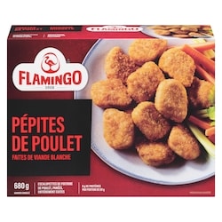 Flamingo Pépites de poitrine de poulet panées 680 g, 2,06 $/100g