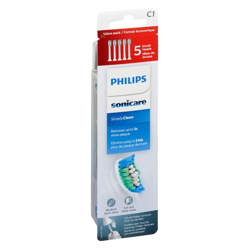 Sonicare Simply Clean Brush Heads Value Pack