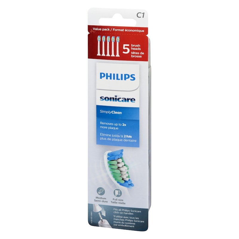 Sonicare Simply Clean Brush Heads Value Pack