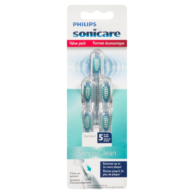 Sonicare Simply Clean Brush Heads Value Pack