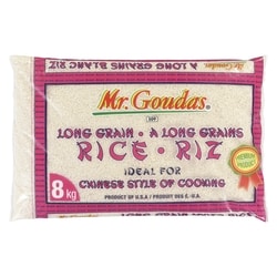 Mr Goudas Riz a long grains 8 kg, 0,25 $/100g