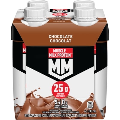 Muscle Milk Protein Chocolate Protein Shake 330 ml, $1.06/100ml