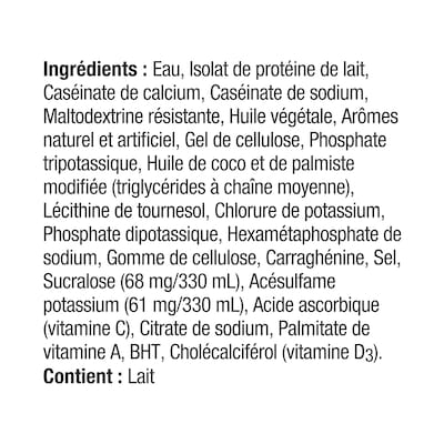 Shake protéiné à la vanille